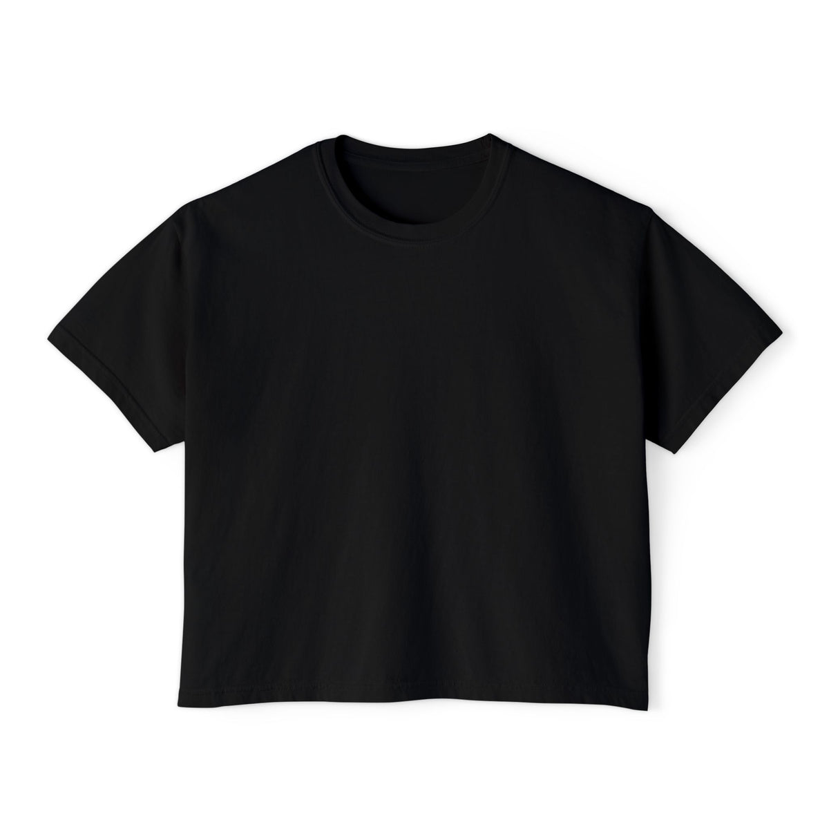 Noir – T-shirt boxy pour femme Gaza, vue de face