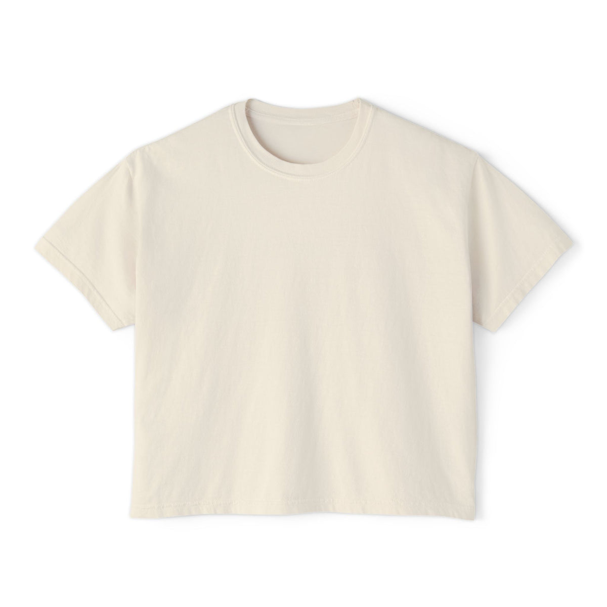 Ivoire – T-shirt boxy pour femme Gaza, vue de face