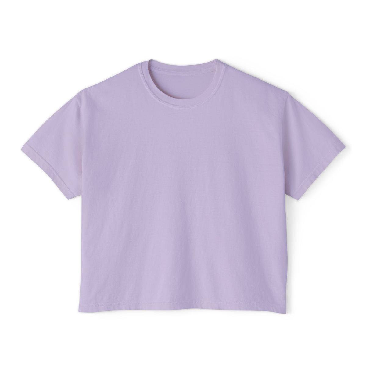 Lilas – T-shirt boxy pour femme Gaza, vue de face